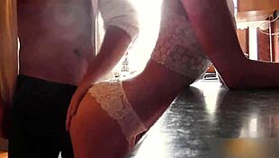 Hot Babe in Lingerie Banged Doggy Style