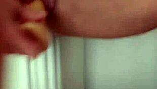 Mature woman uses toys and squirts.