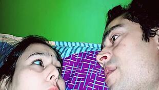 she's got big tits and hairy pussy, i licked her muff and she gave me a handjob