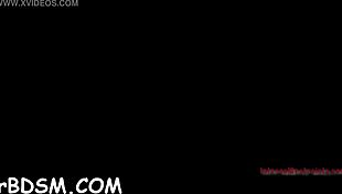 Brunette Maid Uses Toys for Masturbation and Blowjob in BDSM