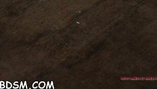 Brunette Maid Uses Toys for Masturbation and Blowjob in BDSM