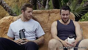 Muscle hunk says, 'I'm fucking my ex in missionary with my big cock.'