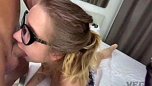 18yo STEPSISTER with GLASSES gets her BIG ASS FUCKED hard!