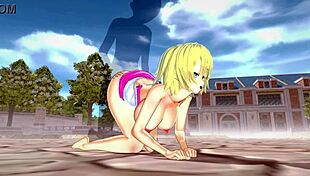 3d hentai big ass big tits riding cock with handjob and blowjob