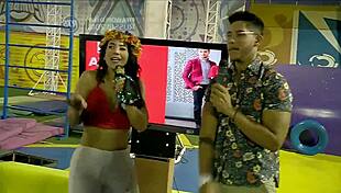 Let's start with the girls' lingerie parade in this sunny holiday battle!