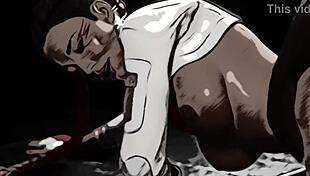 sexy red passionately craves bbc creampie ecstasy