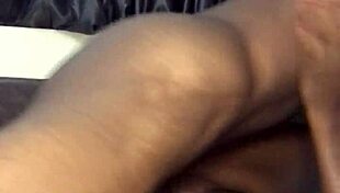 Ebony girl with stretch marks comes to charge her phone, but gets fucked hard.