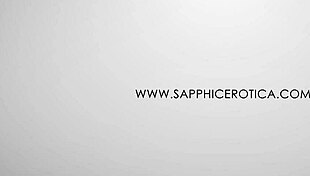 Bronzing Lovers by Sapphic Erotica in Lesbian Love with Lena and Kari Fingering Pussy