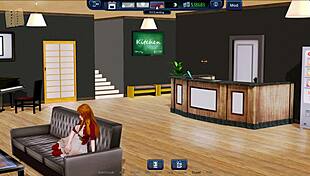 harem hotel game episode 174 in anime style