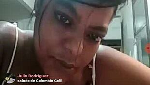 watch this brazilian bbw teasing on webcam.