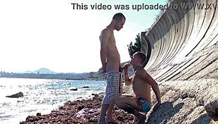 Feeling Thrilled By Extreme Public Sex With Strangers By The Sea
