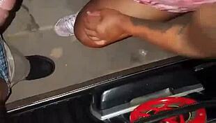 MILF Sucking Dick Outside in Passionate Encounter!