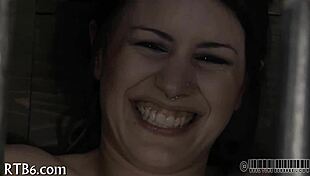 Beautiful woman receives teasing attention