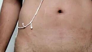 Indian Desi Gay Can't Resist Big Cock Solo Masturbation