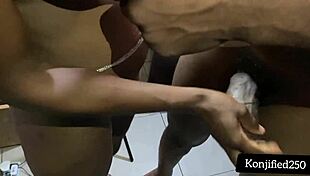 horny african girl likes big dick