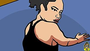 cumming on big black booty doggy style?