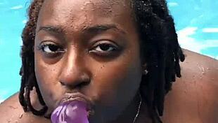 Fuck Myself In Pool With Toys!