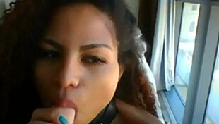 Petite Ebony Teen Teases With Her Sexy Perfect Boobs On Webcam