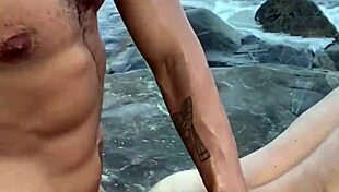 amateurs fucking on apricot rocks at rj beach