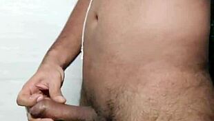 Indian Desi Gay Can't Resist Big Cock Solo Masturbation