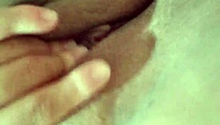 Horny teen cums wet on masturbator in bedroom!