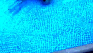 I love titty action in the pool with my big natural tits