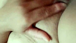 Horny teen cums wet on masturbator in bedroom!