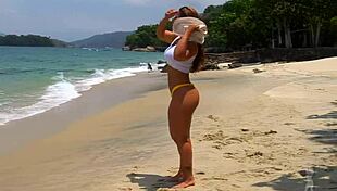 Viviane Araujo, the African Brazilian brunette, flaunts her ass in ultra HD.