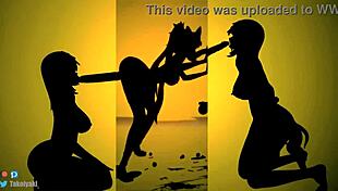 black swan and sparkle dominate in cowgirl position with riding