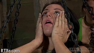 anal castigation leads to intense squirting session