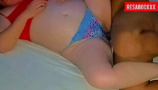 Resaboo's wet pussy gets hardcore pumping from black cock