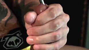 japanese yoshi kawasaki torments his monster cock so hard 😈