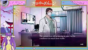 He has intense anal fun with the blonde maid in heels while wife is away