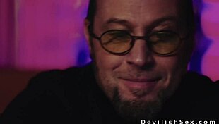 Dude Fucks Sexy Blonde Babe In Black Stockings