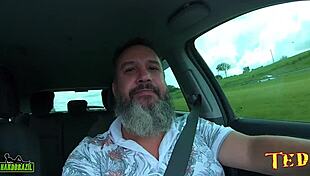 Rachell Miranda gives anal ride in Sao Jose do Rio Preto public street