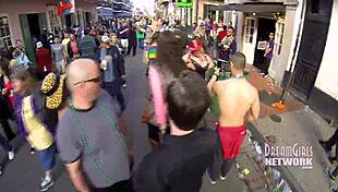 bourbon street afternoon flashing, gosh, i couldn’t stop showin’ off!