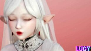 frieren bride gets creampie kiss