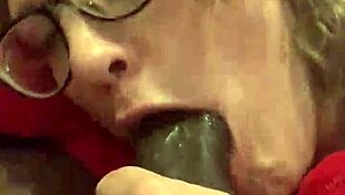 She says, 'Time for my daily neck workout with that big black cock.'