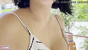 the brunette brazilian housewife meets her black lover for an interracial creampie after a slutty blowjob