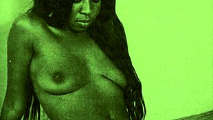 Vintage Laterne beleuchtet interracial Tabu Action