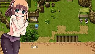 handjob for the old village chief in hentai style