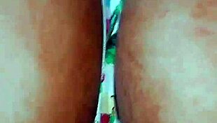 the prostitute with a big ass dances provocatively like a slut.