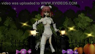Mmd Happy Halloween Ibaraken Kasen Dance