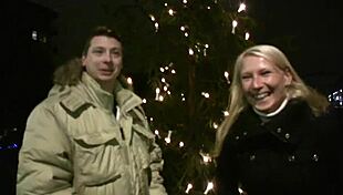 Gina casting features Lindsay and Chris in doggystyle threesome