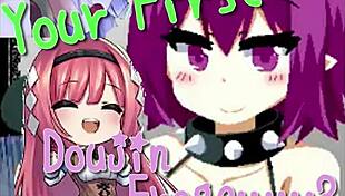 your first doujin e oge special program with 5 selections in hentai anime game