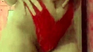 the prostitute with a big ass dances provocatively like a slut.