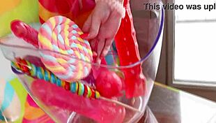 Harlow West takes a big dick POV blowjob and swallows the cum load without hands