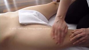 relaxing massage session for women