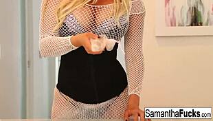 Samantha gets wild with anal fun, wanna join? 😜