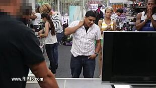 Horny Guy Bangs Real Amateur Girls in Group Action